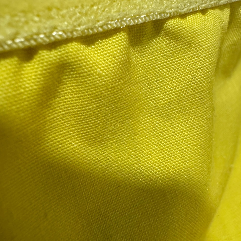 J. Crew Yellow Textured Strapless midi Dress size 6 - Picture 6 of 6